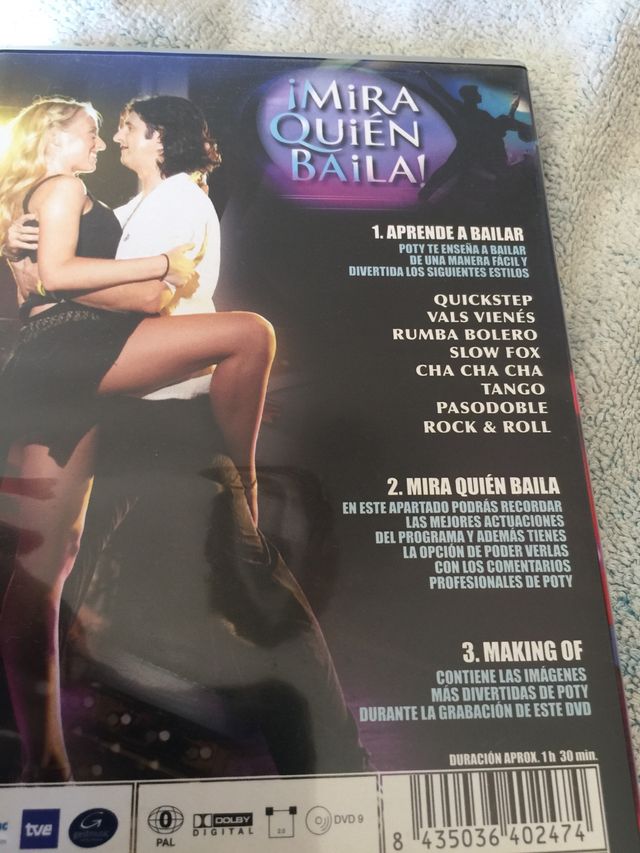 DVD PARA APRENDER TODOS LOS BAILES