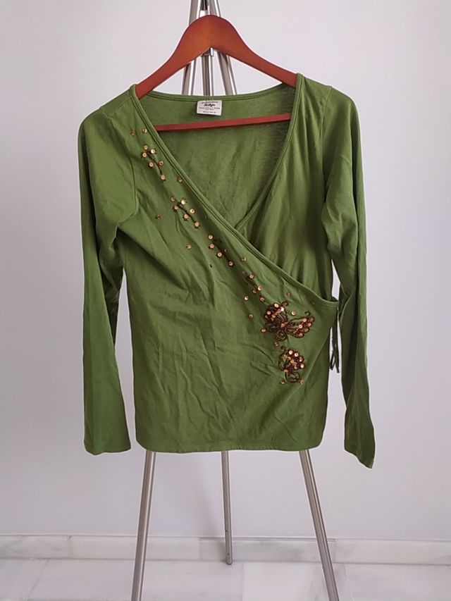 camiseta mangas largas para embarazada. talla XL