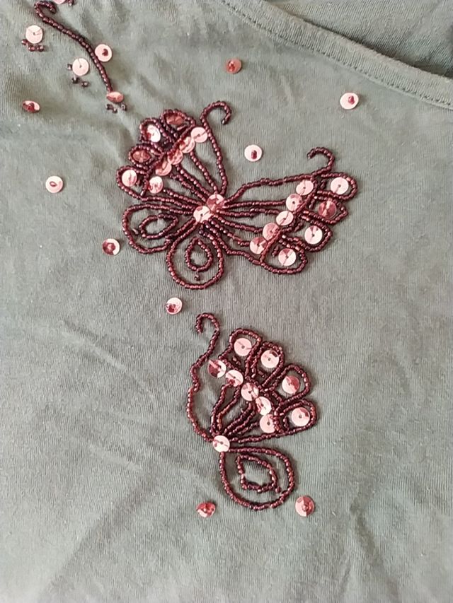 camiseta mangas largas para embarazada. talla XL