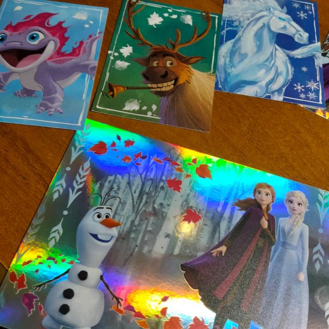 figurine cartoline frozen