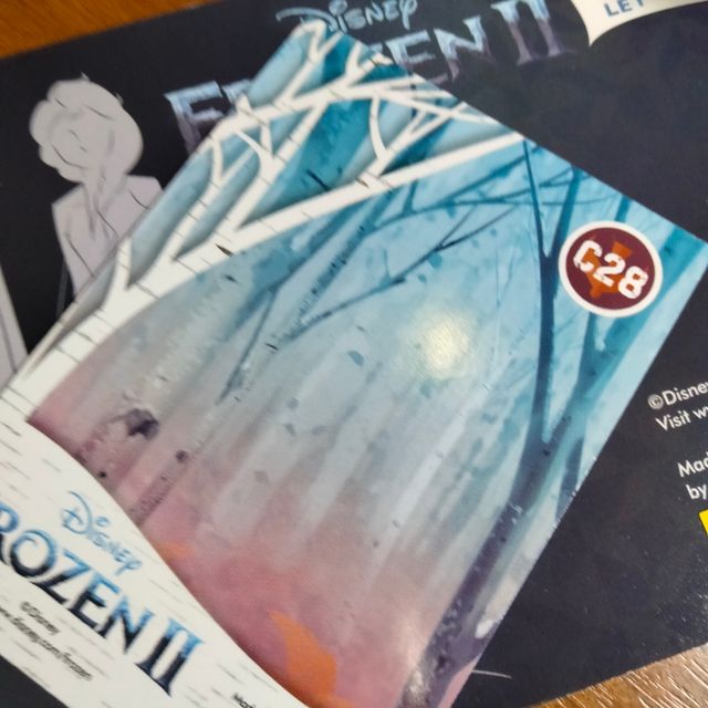 figurine cartoline frozen