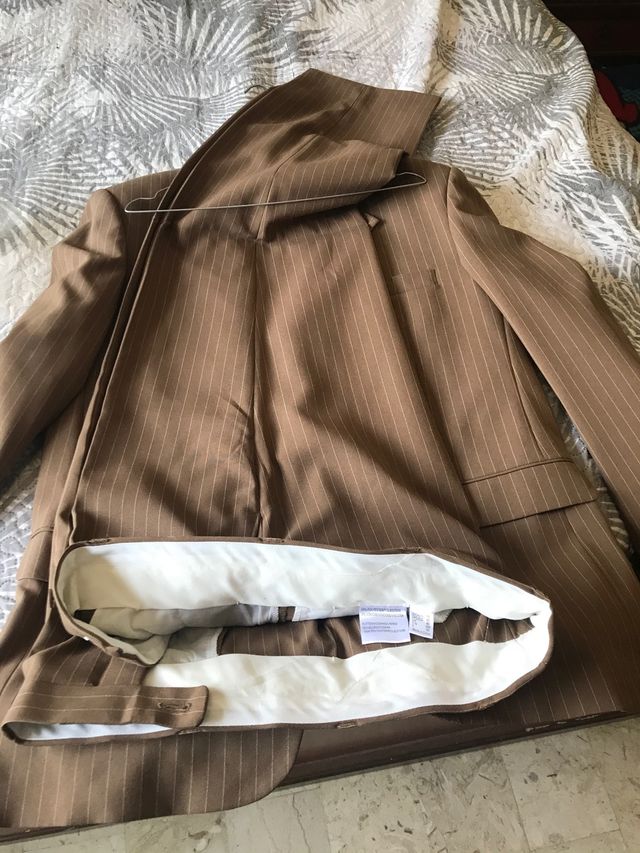 Completo primavera / estate , gessato crema