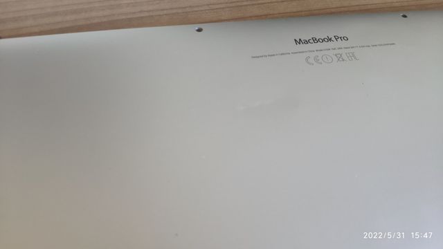 Tapa inferior Macbook Pro Retina 15 A1398