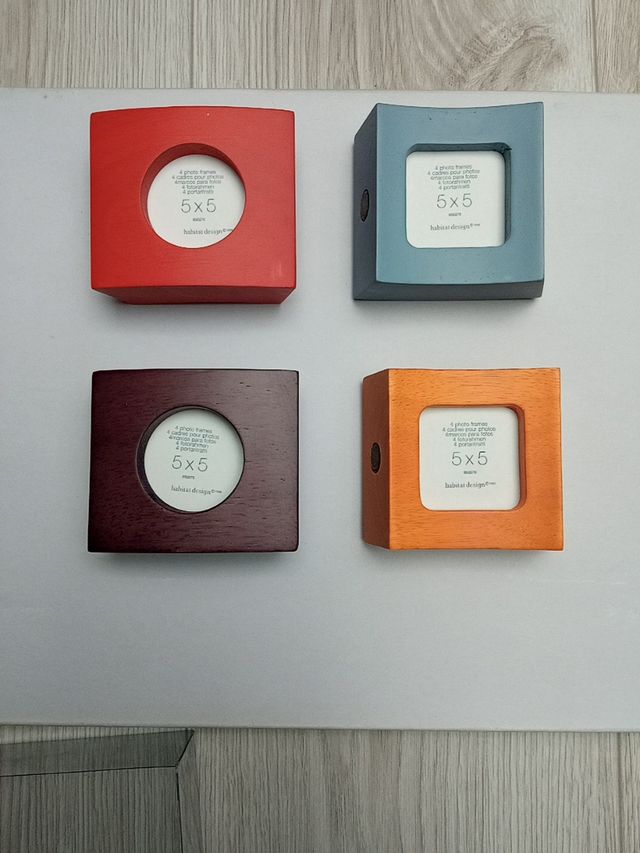 Portafotos de madera