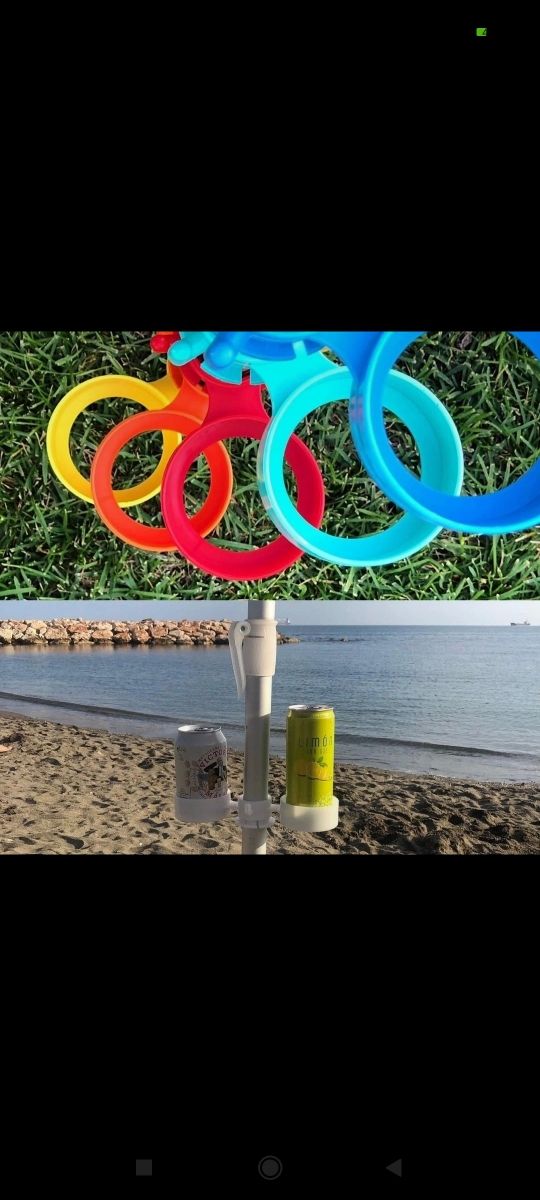 soporte para latas de sombrilla