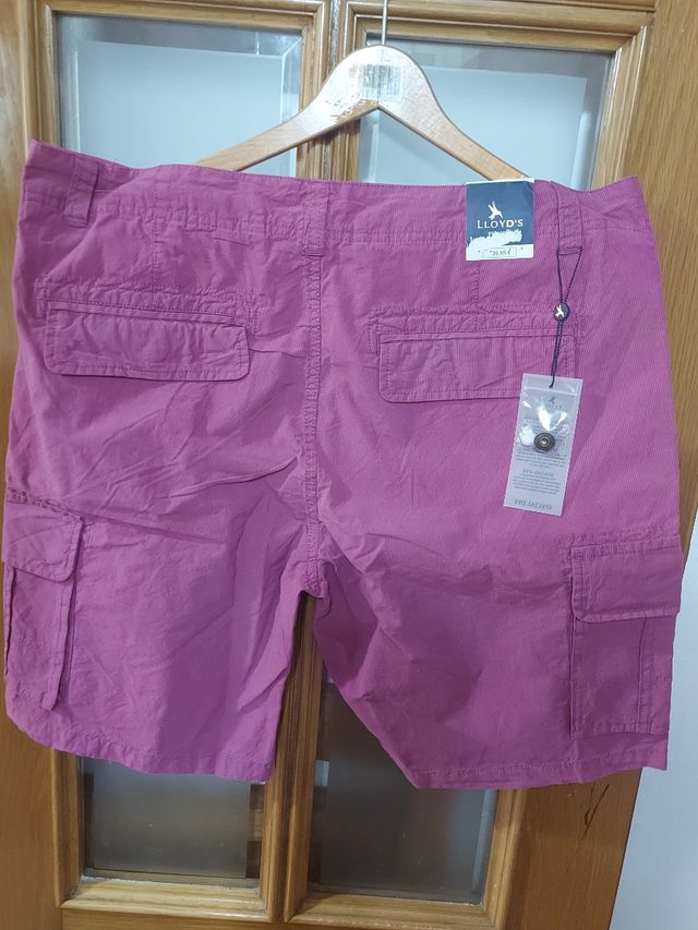 Falda midi estampada rosa