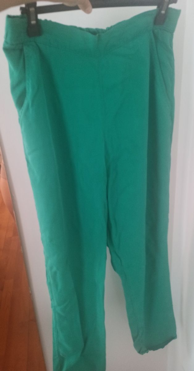 Pantalón turquesa Zara talla L