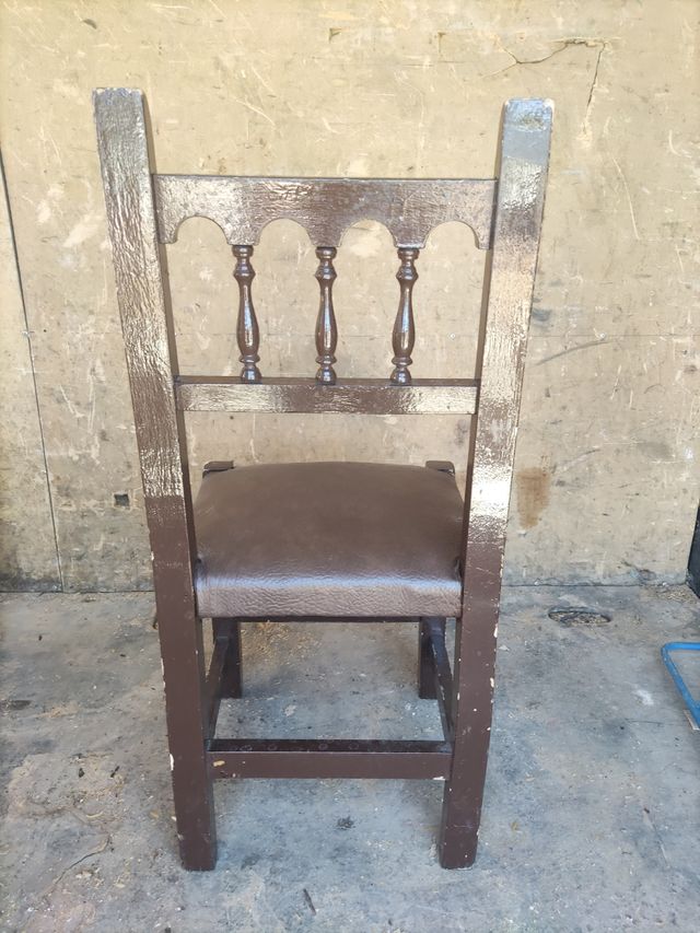 Sillas de madera