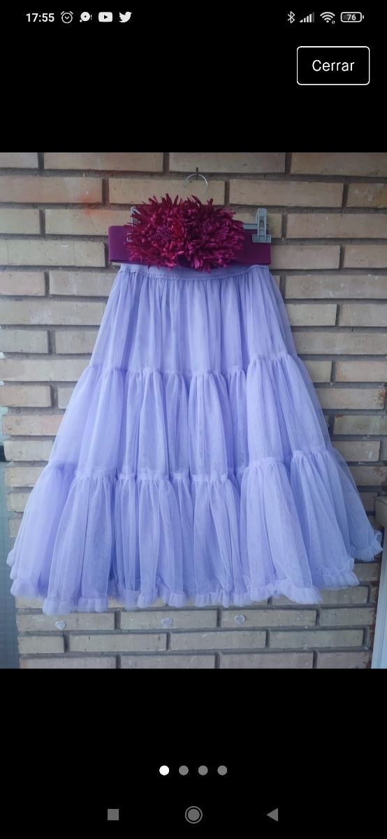 falda de tul con camisa