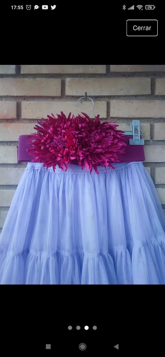 falda de tul con camisa