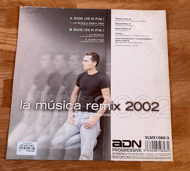 Dani Fiesta - La Musica (Remix 2002) 
