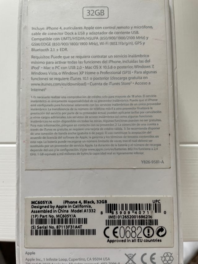 I phone 4 black 32 gb