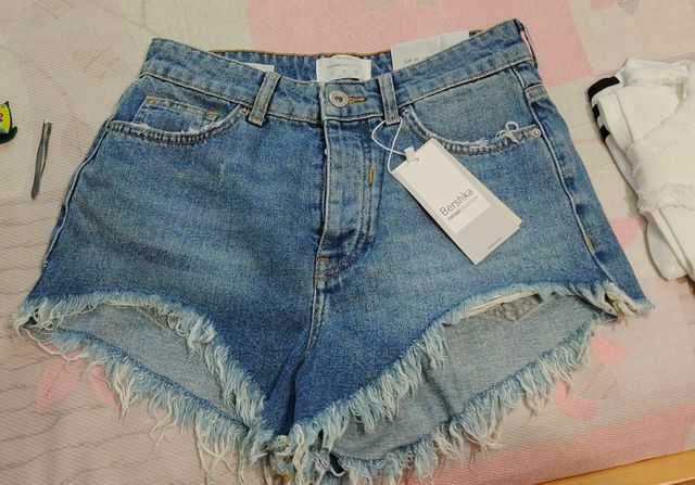 vaqueros cortos de tiro alto ideales.