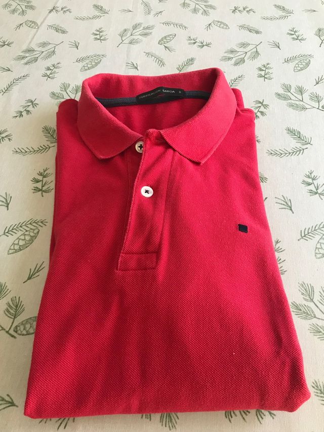 Polo Purificación García rojo talla s