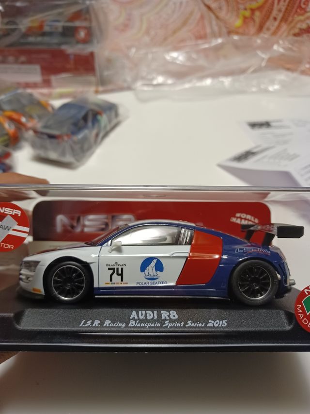 coche de scalextric audi r8.Marca NSR