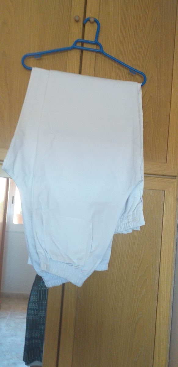 pantaloni da lavoro bianchi