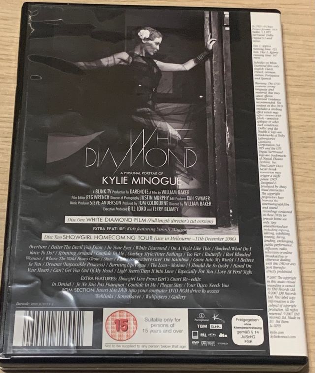 Kylie Minogue White Diamond 2 DVD 