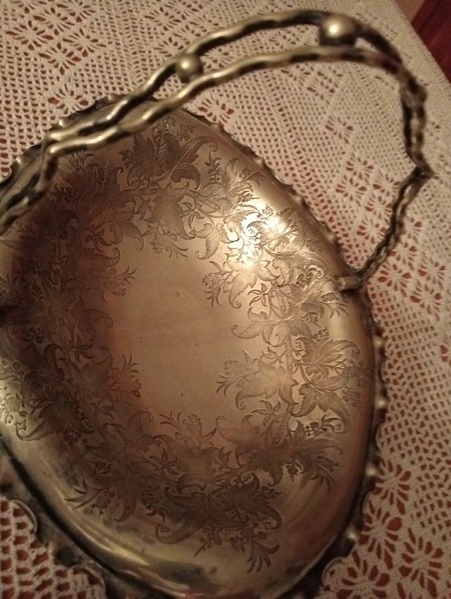 Antiguo centro de mesa 100 años de antiguedad