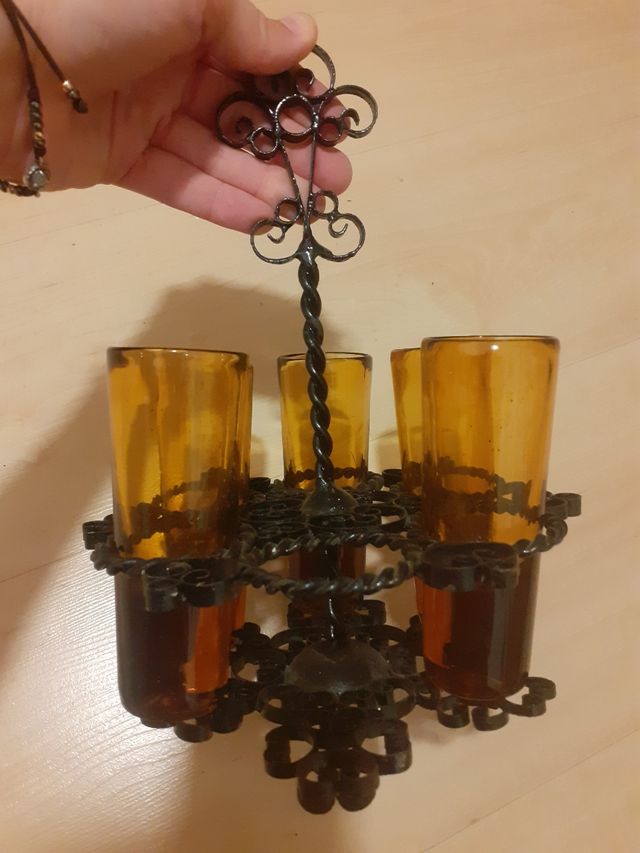 Porta Vasos del 1950 Forja Artesanal