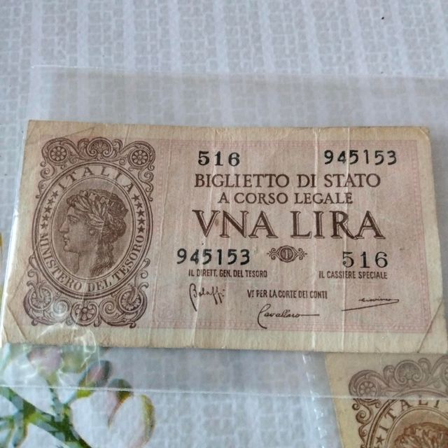 banconote l'ira primi del '900