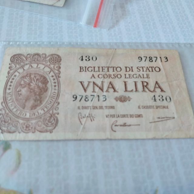 banconote l'ira primi del '900