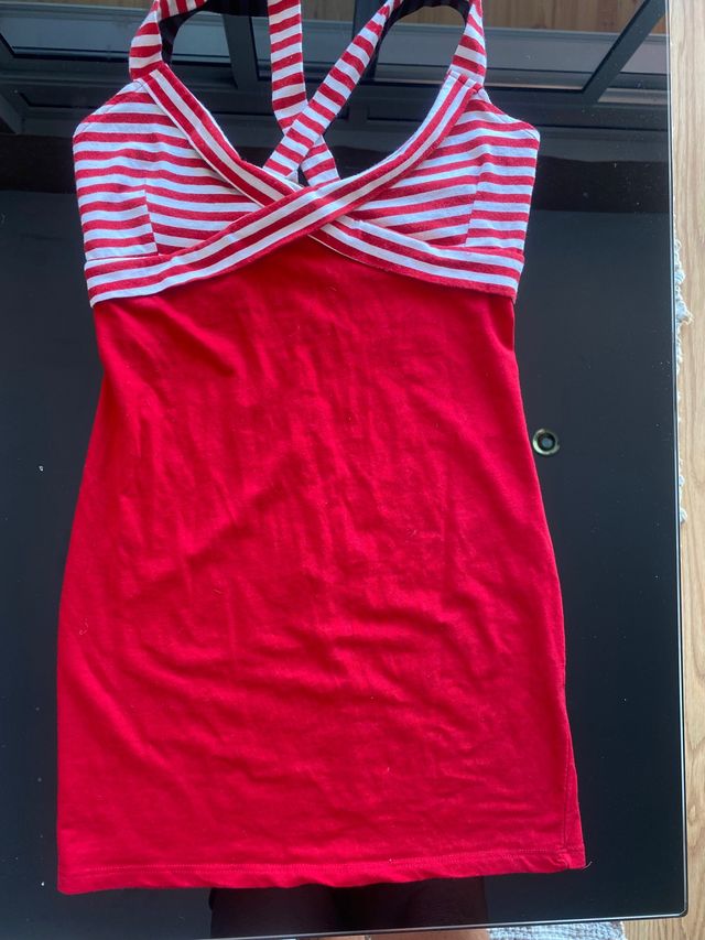 Camiseta bershka Roja sexy