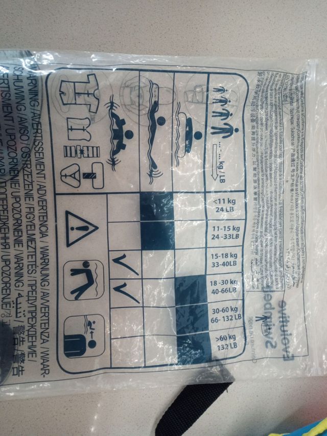 flotador cinturón "swimbelt"