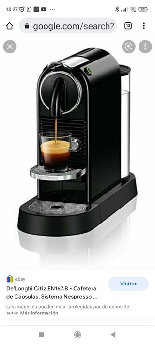 Cafetera Nespresso de segunda mano en Sevilla en WALLAPOP