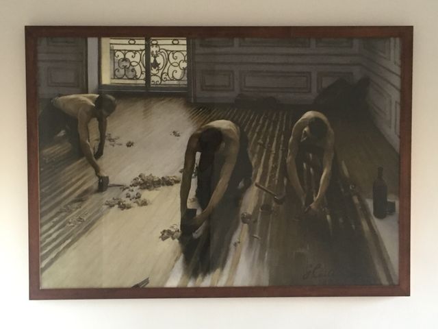 Cuadro Los acuchilladores de parqué - Caillebotte