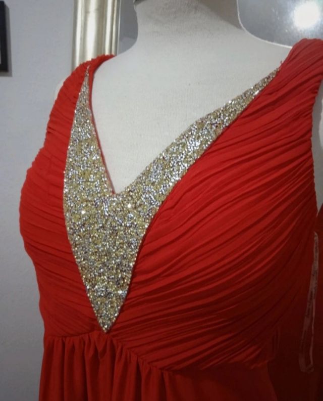 vestido fiesta, evento, invitada