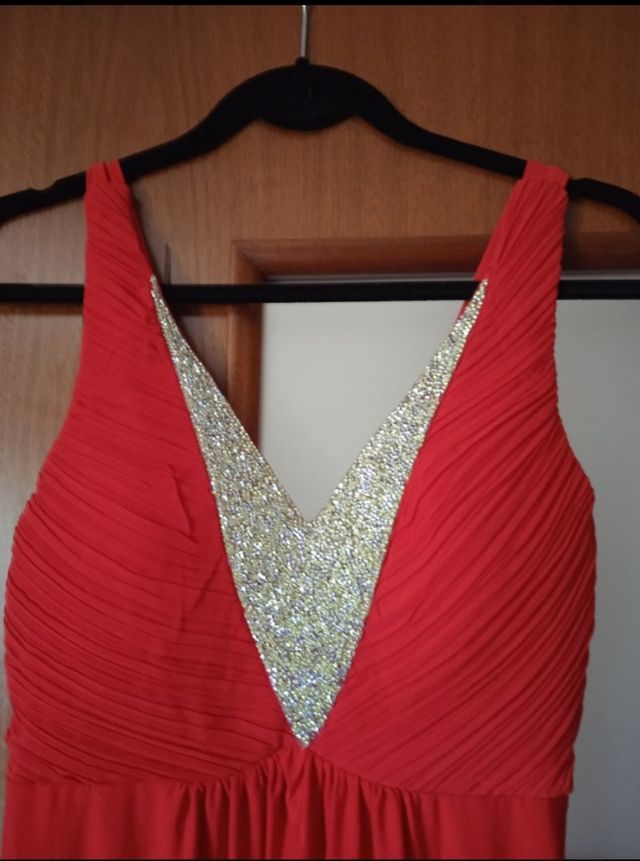 vestido fiesta, evento, invitada