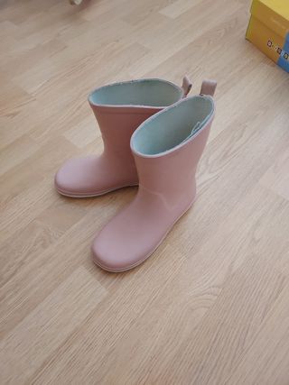 Botas de agua forradas de segunda mano en WALLAPOP