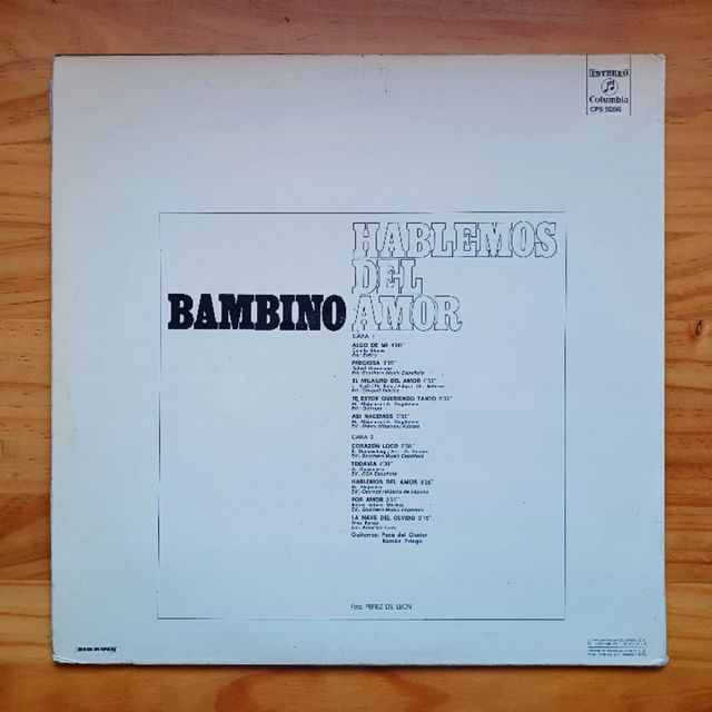 LP Vinilo de Bambino - Algo de mi