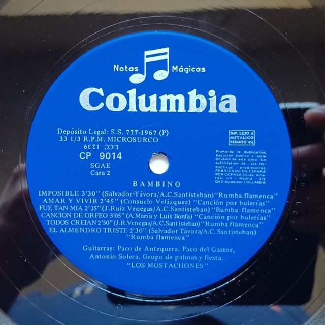 LP Vinilo de Bambino - La última noche