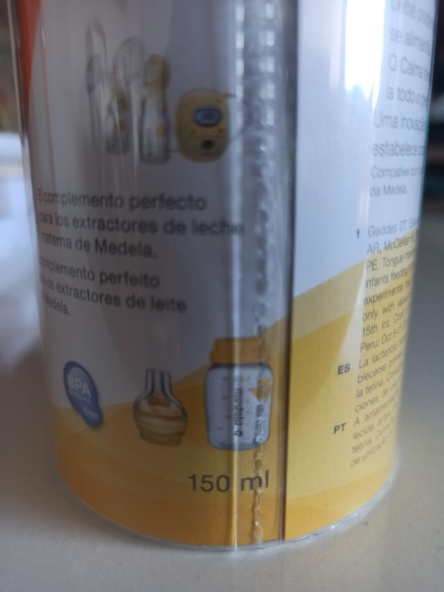 Biberón medela calma 150 ml NUEVO