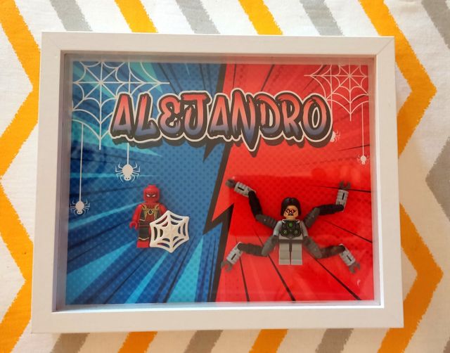 Cuadro Lego personalizado Spiderman