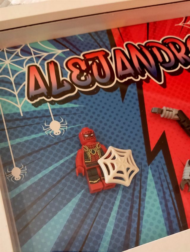 Cuadro Lego personalizado Spiderman