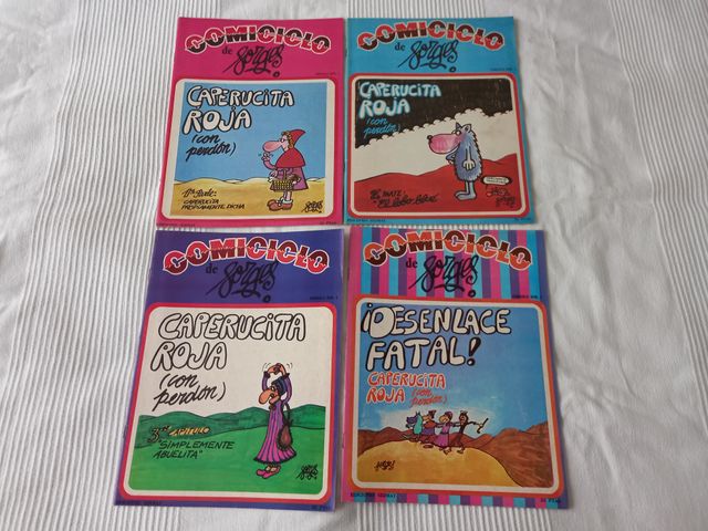 Comiciclo de Forges números 1 a 4 Caperucita Roja