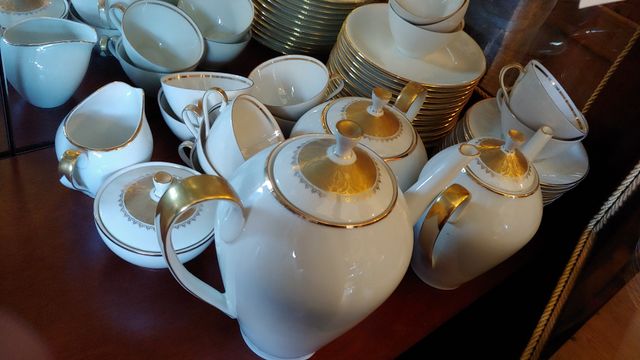 Juego de Polonia del año 1950de té , cafe , posrre