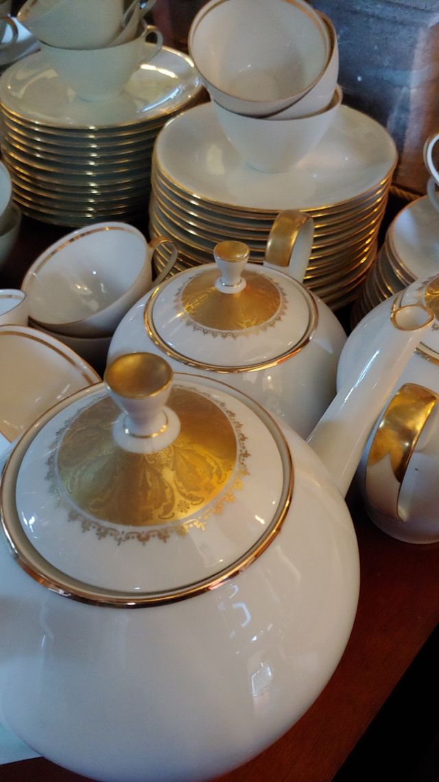 Juego de Polonia del año 1950de té , cafe , posrre