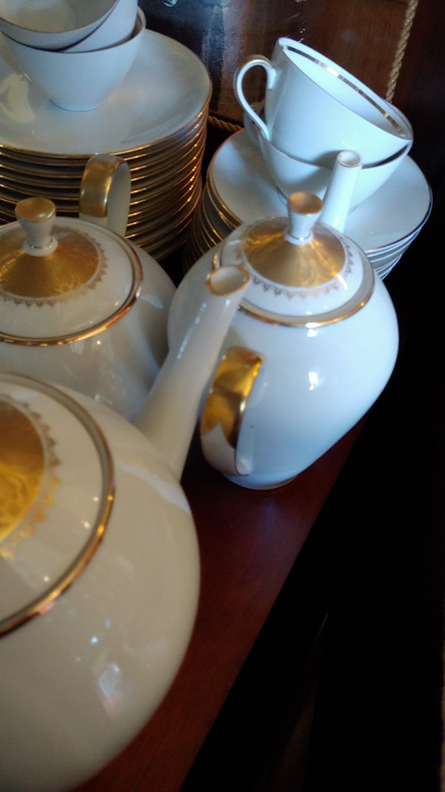 Juego de Polonia del año 1950de té , cafe , posrre