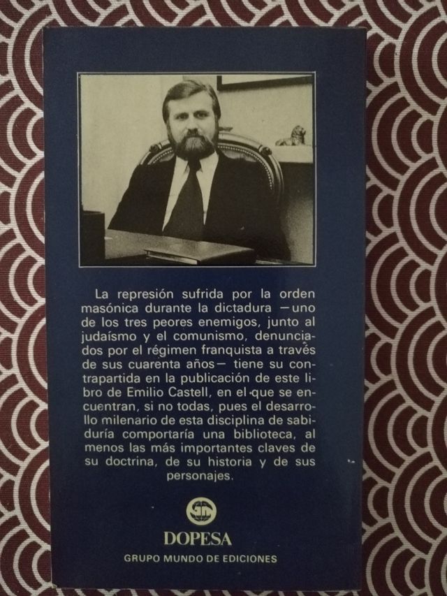 Libro "Claves de la Masonería" de E.Castell Blanch