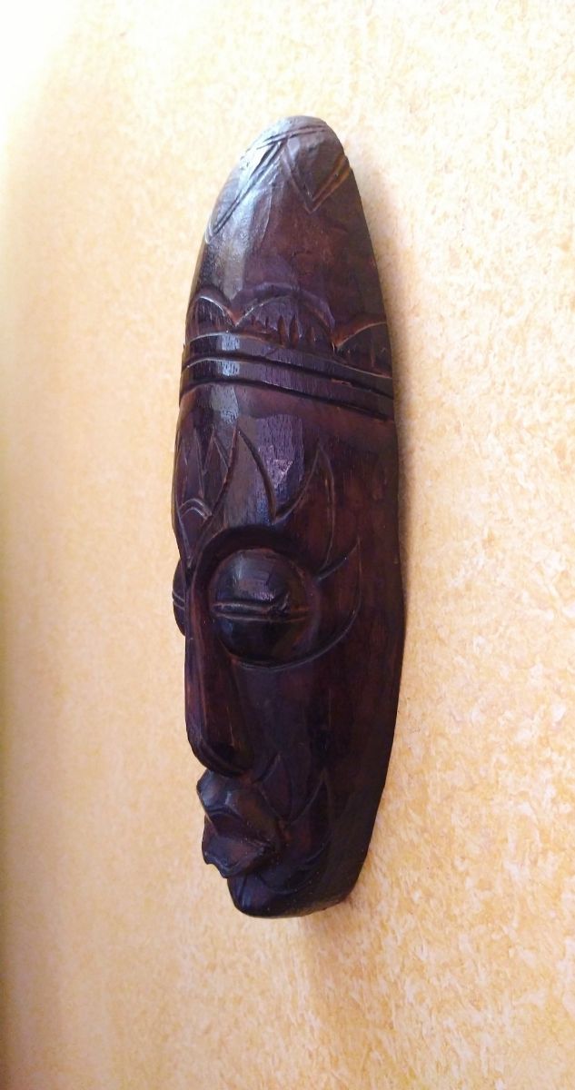 Máscara de madera africana