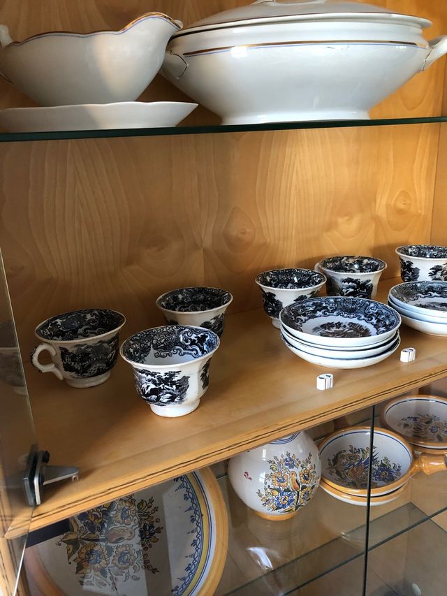 Conjunto tazas y platos Pickman 