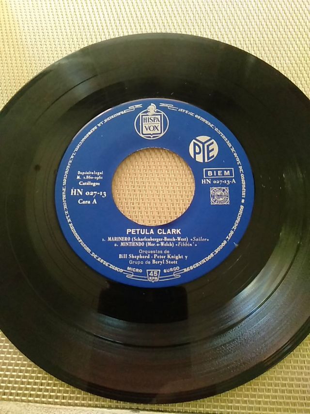 Petula Clark EP 1961 marinero + 3