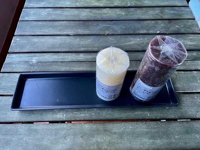 2 VELAS + PORTAVELAS REGALO