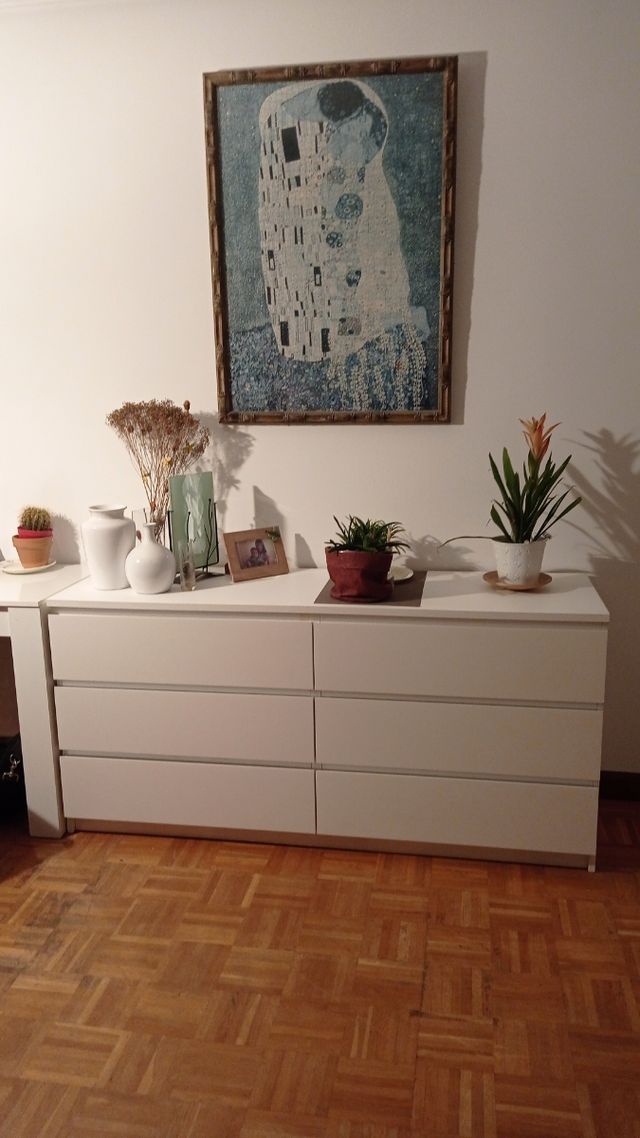 cuadro de puzzle el beso