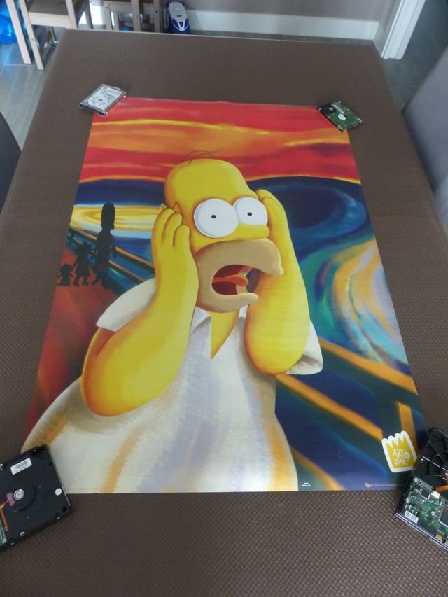 Poster Los Simpson El grito