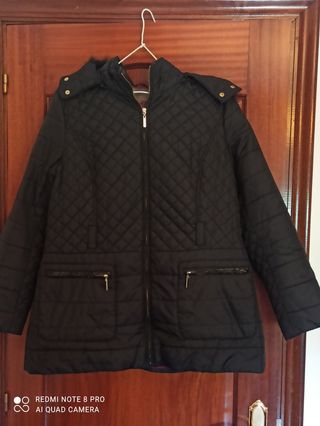 Cazadora Cortefiel señora negra de segunda mano por 12 EUR en Reboredo en  WALLAPOP