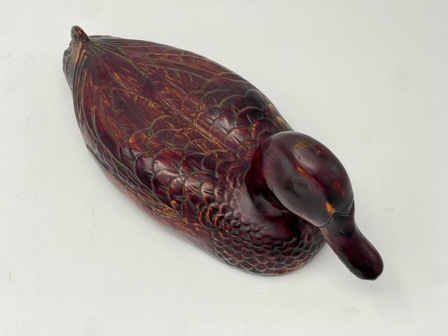 ANTIGUO PATO DE ESCAYOLA.